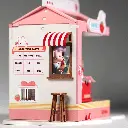 Kit -Strawberry Milk Box - Rolife Robotime