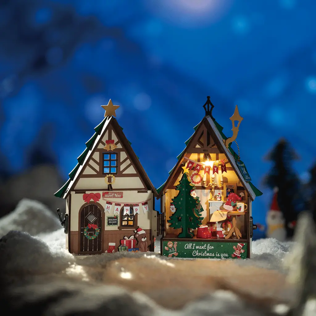 Kit -Twinkling Christmas House-  Rolife Robotime