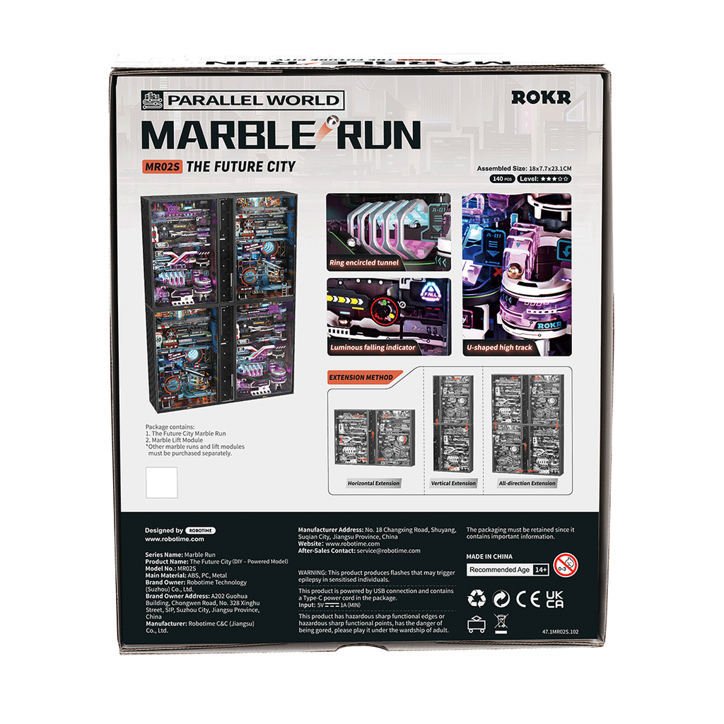 Kit Circuito Bolas Madera -The Future City- Rokr Robotime