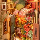 Kit Diorama Nook Book Librería -Floral Corner- Rolife Robotime