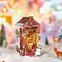 Kit Diorama Book Nook Librería -Christmas Indoor Scene- Rolife Robotime