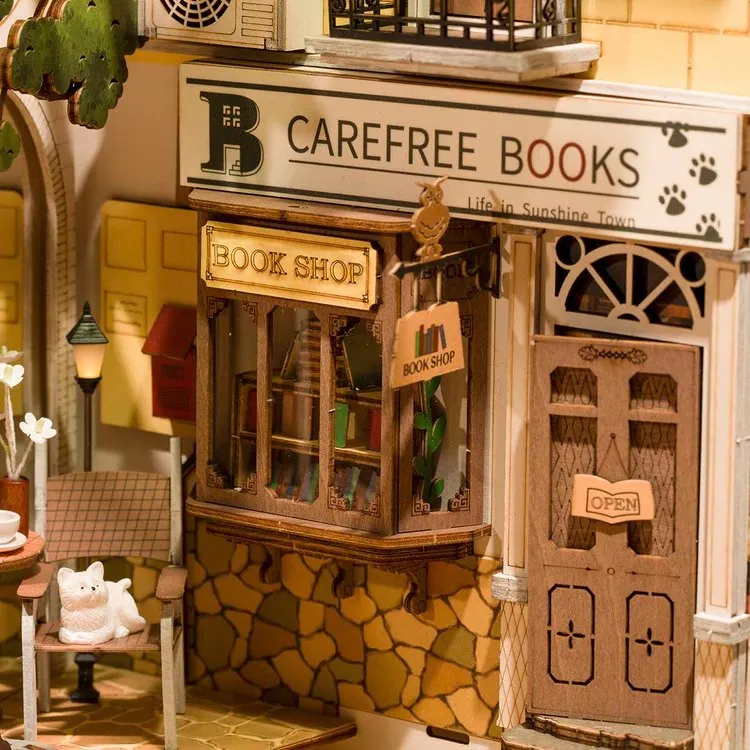 Kit Diorama Book Nook Librería -Sunshine Town- Rolife Robotime