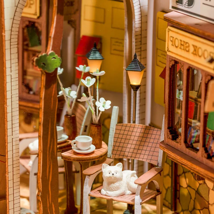 Kit Diorama Book Nook Librería -Sunshine Town- Rolife Robotime