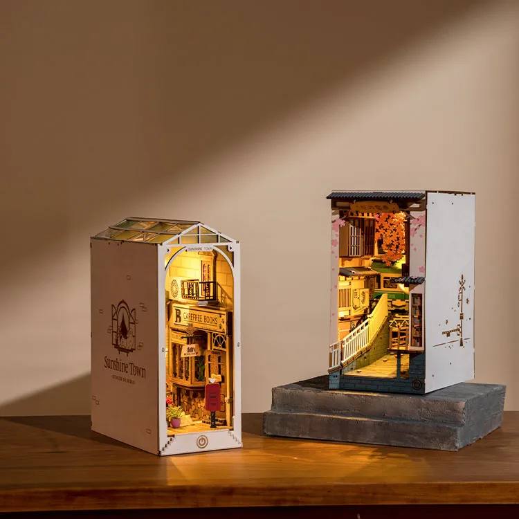 Kit Diorama Book Nook Librería -Sunshine Town- Rolife Robotime