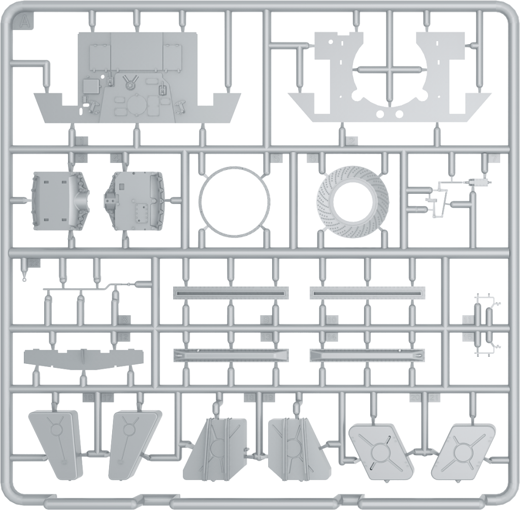 Motor T-34 Engine V-2-34 & Transmission 1/35 MiniArt