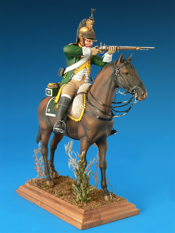 Figura 1/16 French Dragoon Napoleónico MiniArt