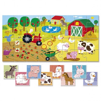 Puzzle 32 pzs. Baby -La Granja- Ludattica