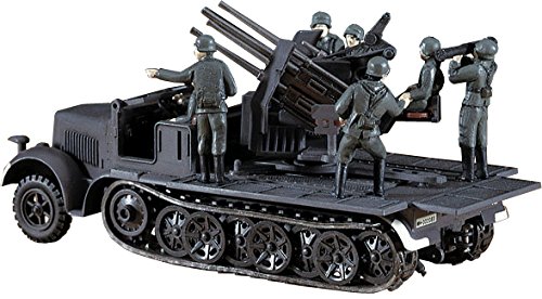 Carro 1:72 -8Ton Half Track Quadruple 20mm AA.- Hasegawa