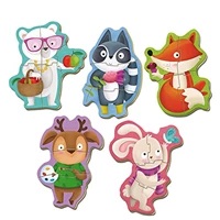 Set 5 Mini Puzzles Animalitos Educa