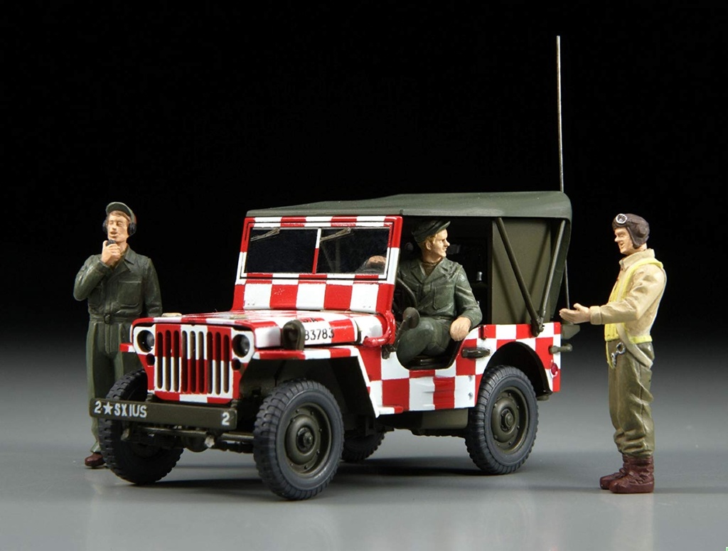 Vehículo Militar 1/72 -Jeep Follow Me Willys" Hasegawa