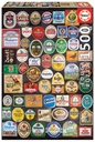 Puzzle 1500 piezas -Etiquetas de Cerveza- Educa