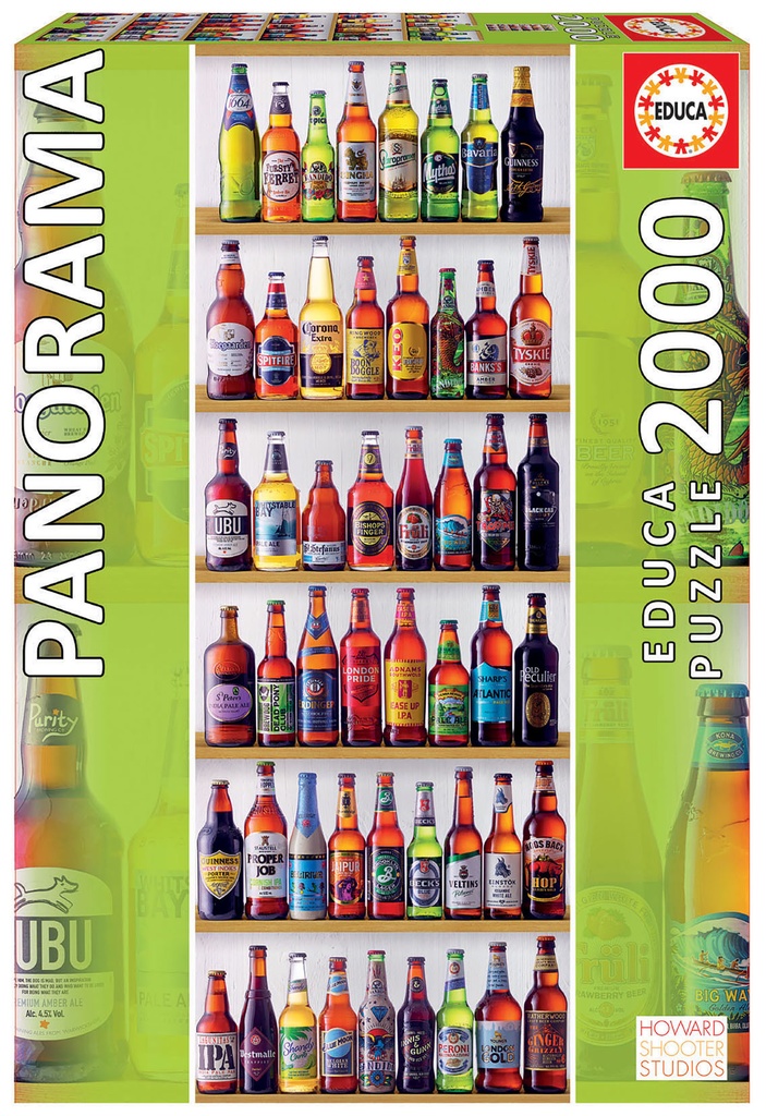 Puzzle 2000 piezas -Cervezas del Mundo- Educa