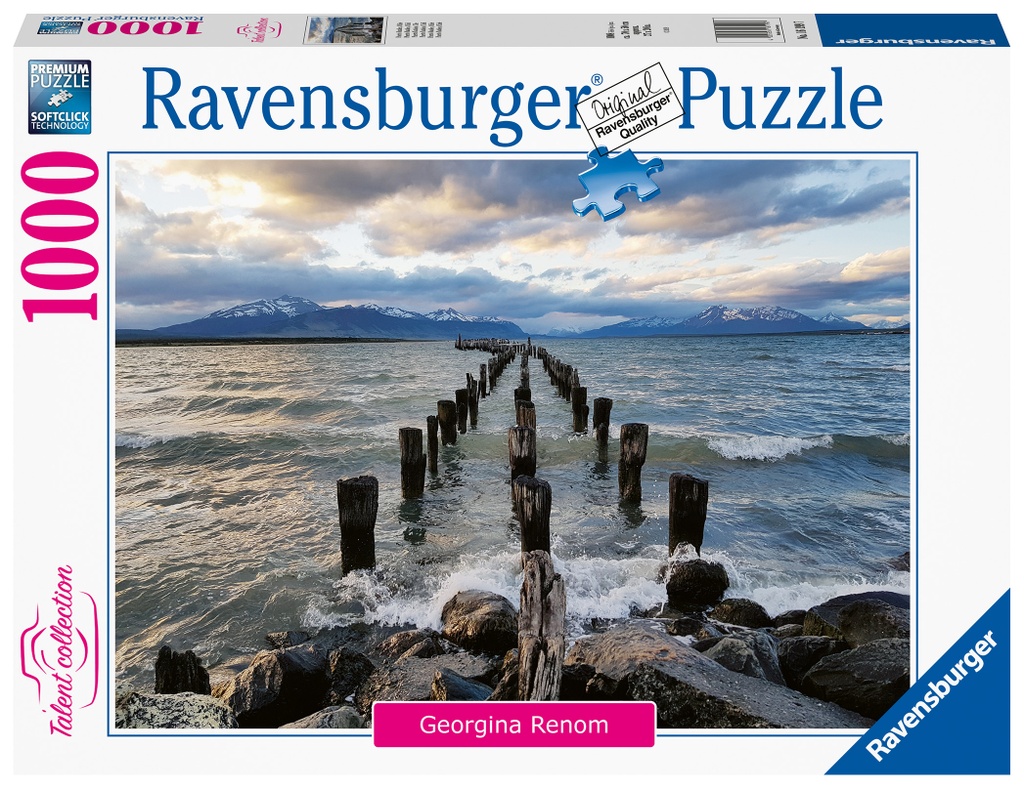 Puzzle 1000 piezas -Puerto Natales, Chile- Ravensburger