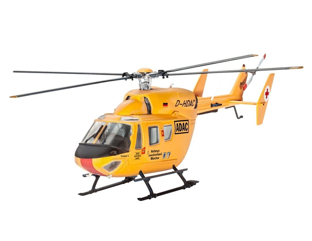 Helicóptero 1/72 BK-117 ADAC Revell