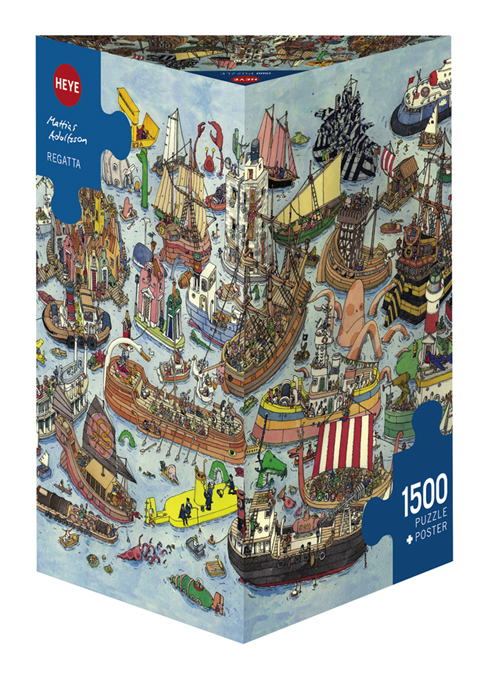 Puzzle 1500 piezas -Library, Oesterle- Heye