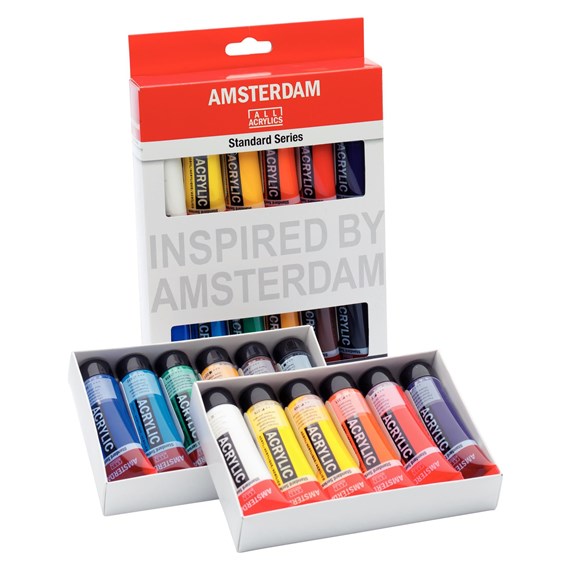 Acrílico Amsterdam Estuche 12x20 ml. Talens