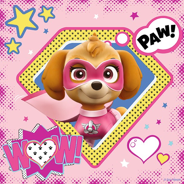 Puzzle 3 x 49 piezas -Patrulla Canina- Ravensburger