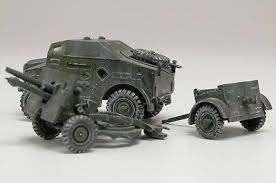 Vehículos 1/76 -25PDR Field Gun y Quad- Airfix