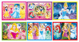Rompecabezas 12 Cubos -Disney Princess- Clementoni