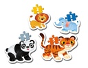 Puzzles Progresivos 3+6+9+12 piezas -Animales Salvajes- Clementoni