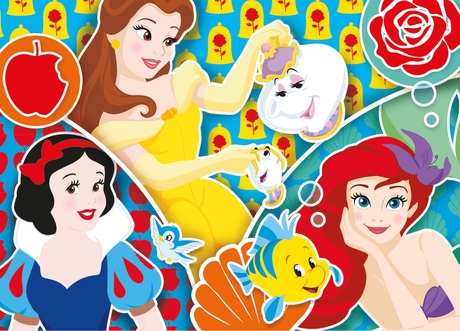 Puzzles 2 x 20 piezas -Princesas- Clementoni