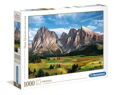 Puzzle 1000 piezas -La Cima de los Alpes- Clementoni