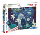 Puzzle 104 piezas Glitter -Odisea en el Espacio- Clementoni