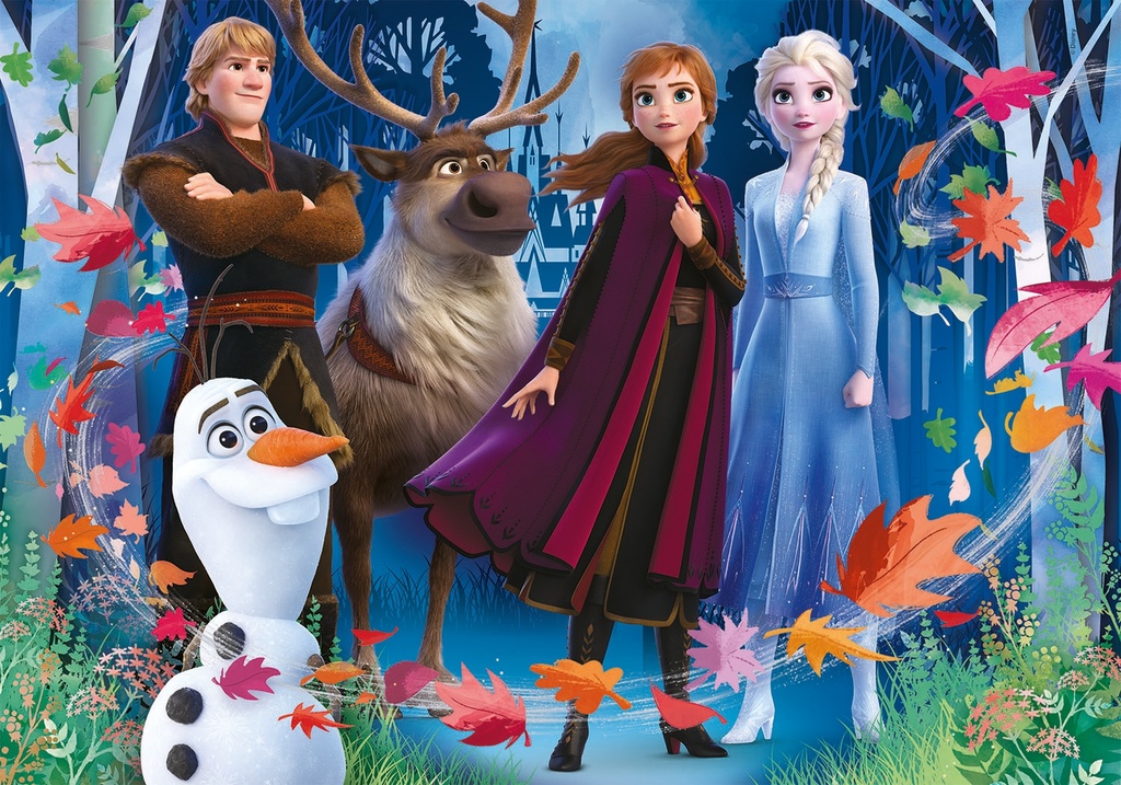 Puzzle 104 piezas Visión 3D -Frozen 2- Clementoni