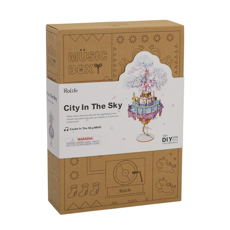 Kit Caja Musical -Noche Estrellada- Robotime (copia)