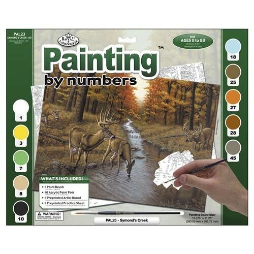 Pintar Por Números 32,4 x 40 cm. -Symond's Creek- Royal & Langnickel