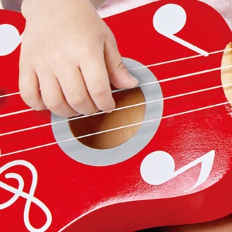 Ukelele Madera Rojo Hape