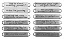 Chapas Metal Palabras (12 pzs.) -Tim Holtz-