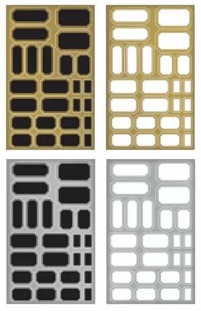 Etiquetas Metálicas Adhesivas (25 pzs.) Tim Holtz