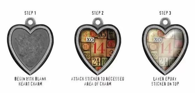 Colgantes Corazón Vintage (8 pzs.) Tim Holtz (copia)