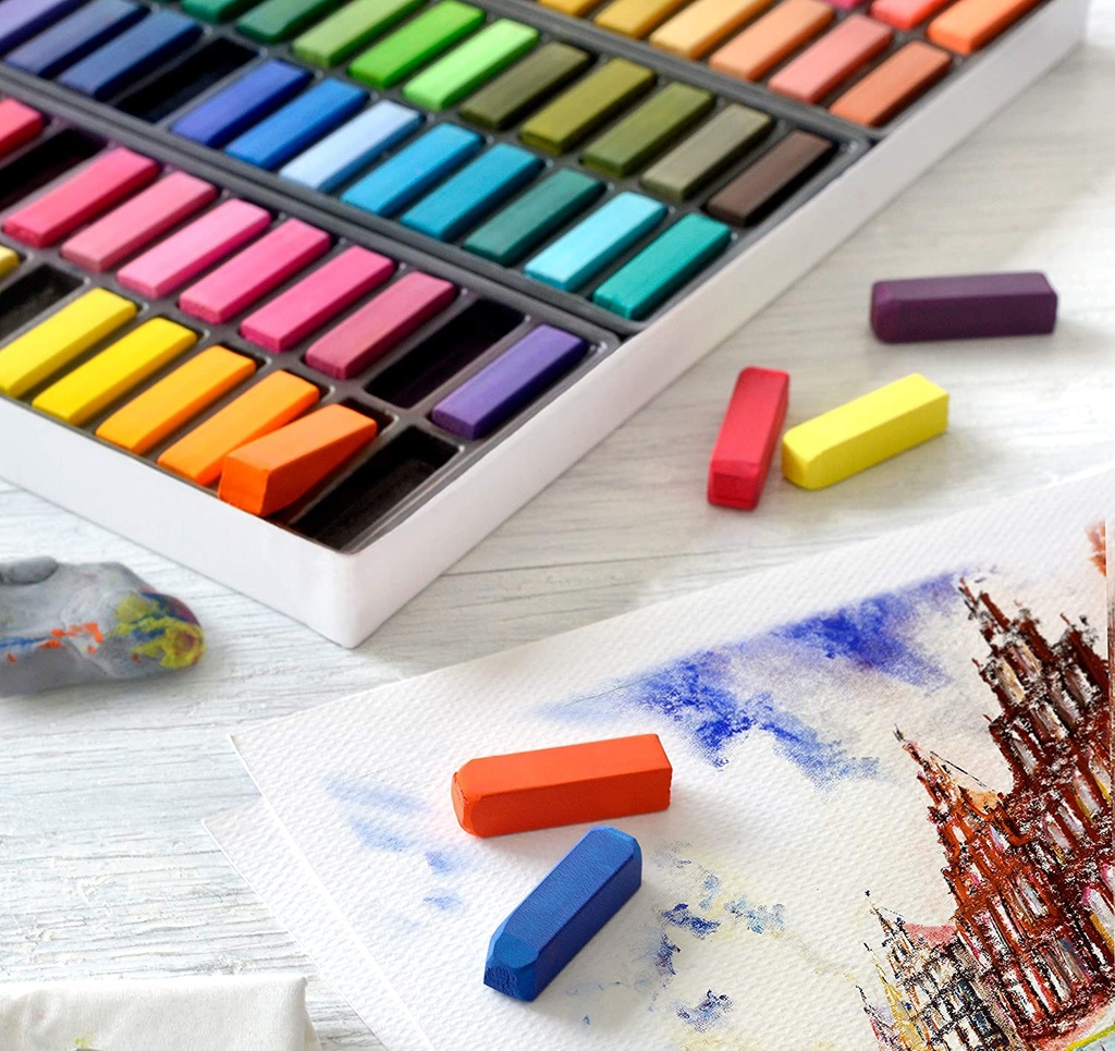 Estuche 48 Pastel Blando Mini Creative Studio Faber-Castell