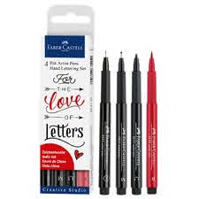 Estuche 4 Rotuladores Metalizados Pitt Artist Creative Studio Faber-Castell (copia)