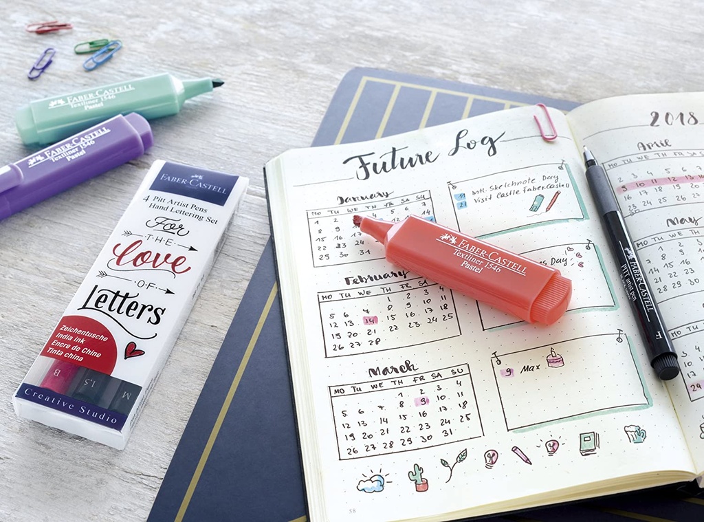 Estuche 4 Rotuladores Metalizados Pitt Artist Creative Studio Faber-Castell (copia)