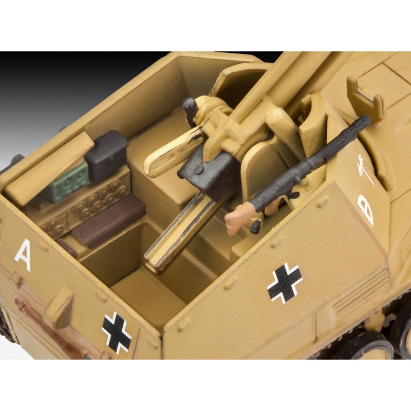 Carro 1/76 Tanque -Sd. Kfz. 124 "Wespe"- Revell