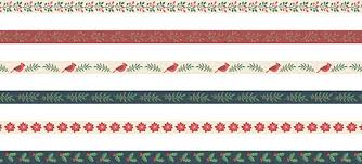 Set 6 Cintas -Merry Christmas- 