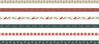 Set 6 Cintas -Merry Christmas- 