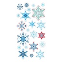 Set Stickers Relieve -Copos de Nieve- Artemio