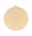 Siluetas Bola Navidad Madera 7 cm. (3 pzs.) Artemio