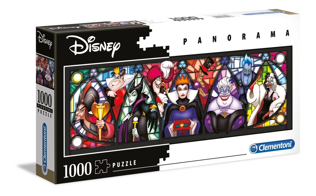 Puzzle 1000 piezas -Panorama: Disney Princess- Clementoni