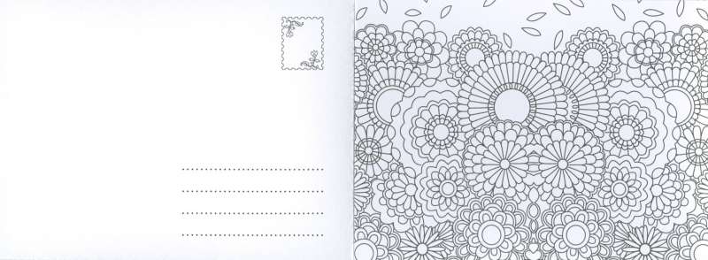 Tarjetas para Colorear: Flores - Susaeta