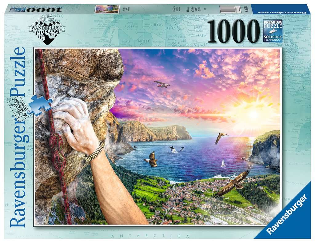 Puzzle 1000 piezas -Escalada de Roca- Ravensburger