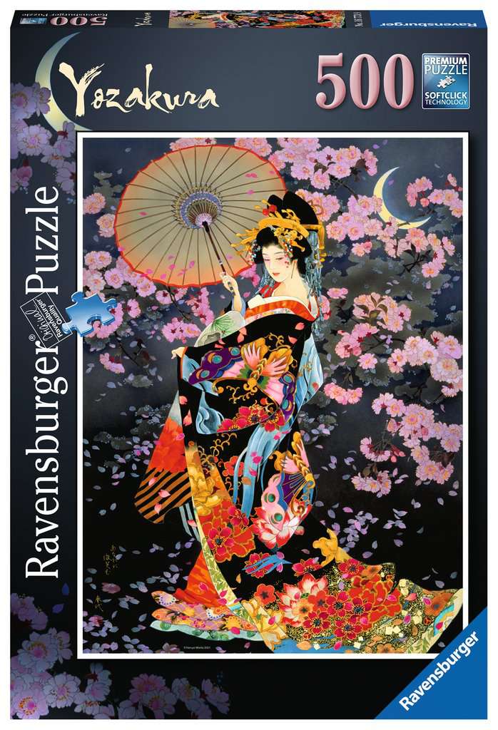 Puzzle 500 piezas -Yozakura- Ravensburger