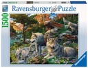 Puzzle 1500 piezas -Lobos en Primavera- Ravensburger