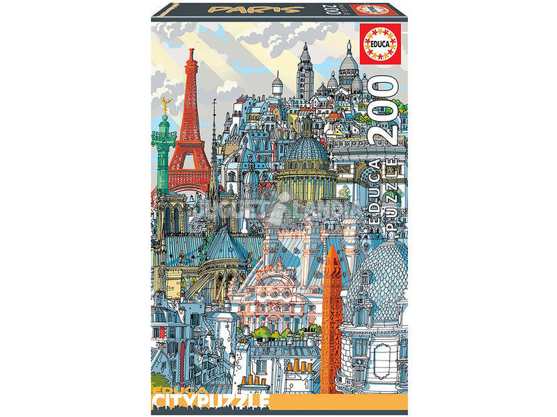 Puzzle 200 piezas -París CityPuzzle- Educa