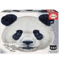 Puzzle 353 piezas Animal Face Shaped -Oso Panda- Educa