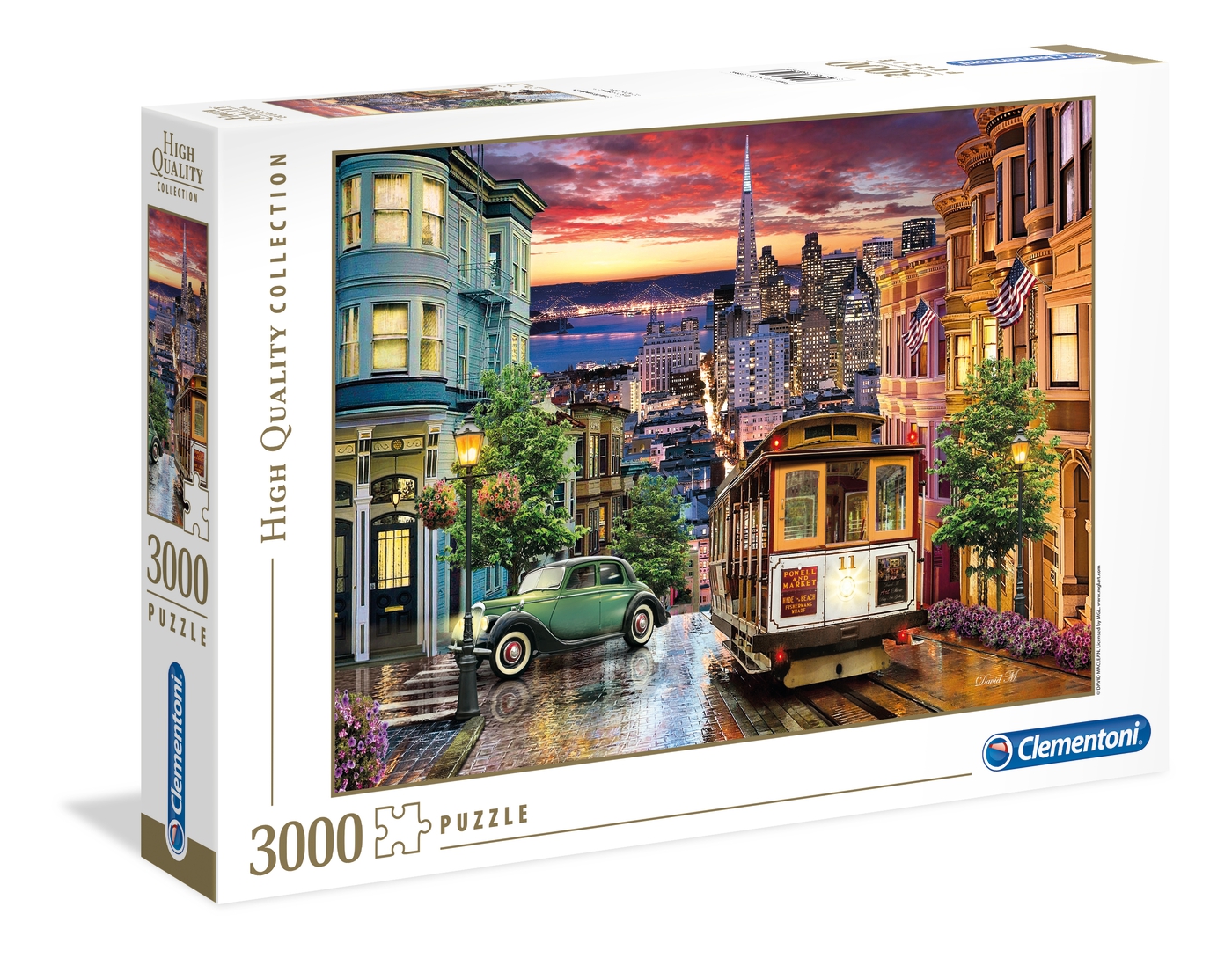 Puzzle 3000 piezas -San Francisco- Clementoni